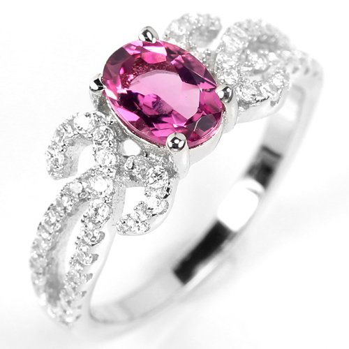 Natural Pink Tourmaline Ring (1 of 1)