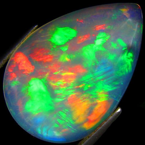 Natural Rainbow White opal 6.33 Carats (1 of 1)