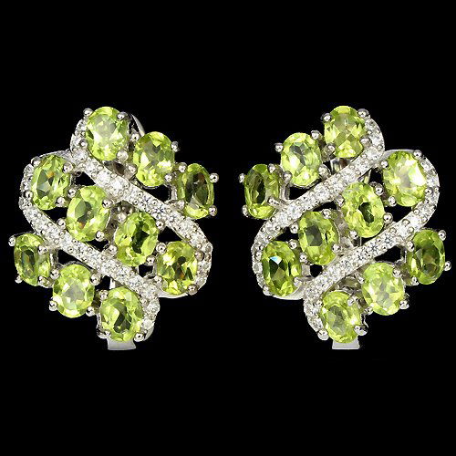 Stunning Natural Peridot Earrings (1 of 2)