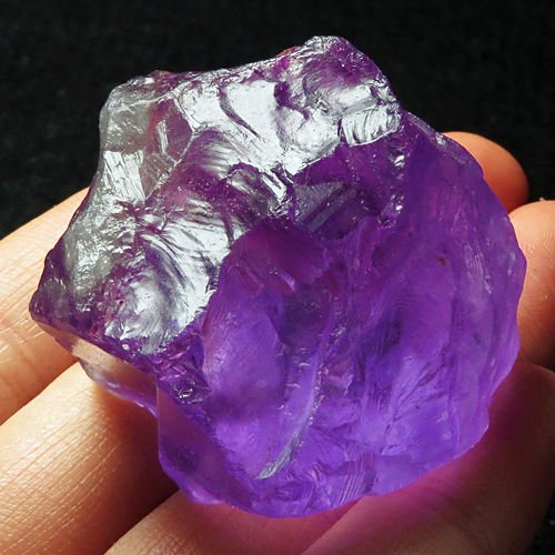 Natural Intense Purple Amethyst Rough 265.40 Carats (1 of 1)