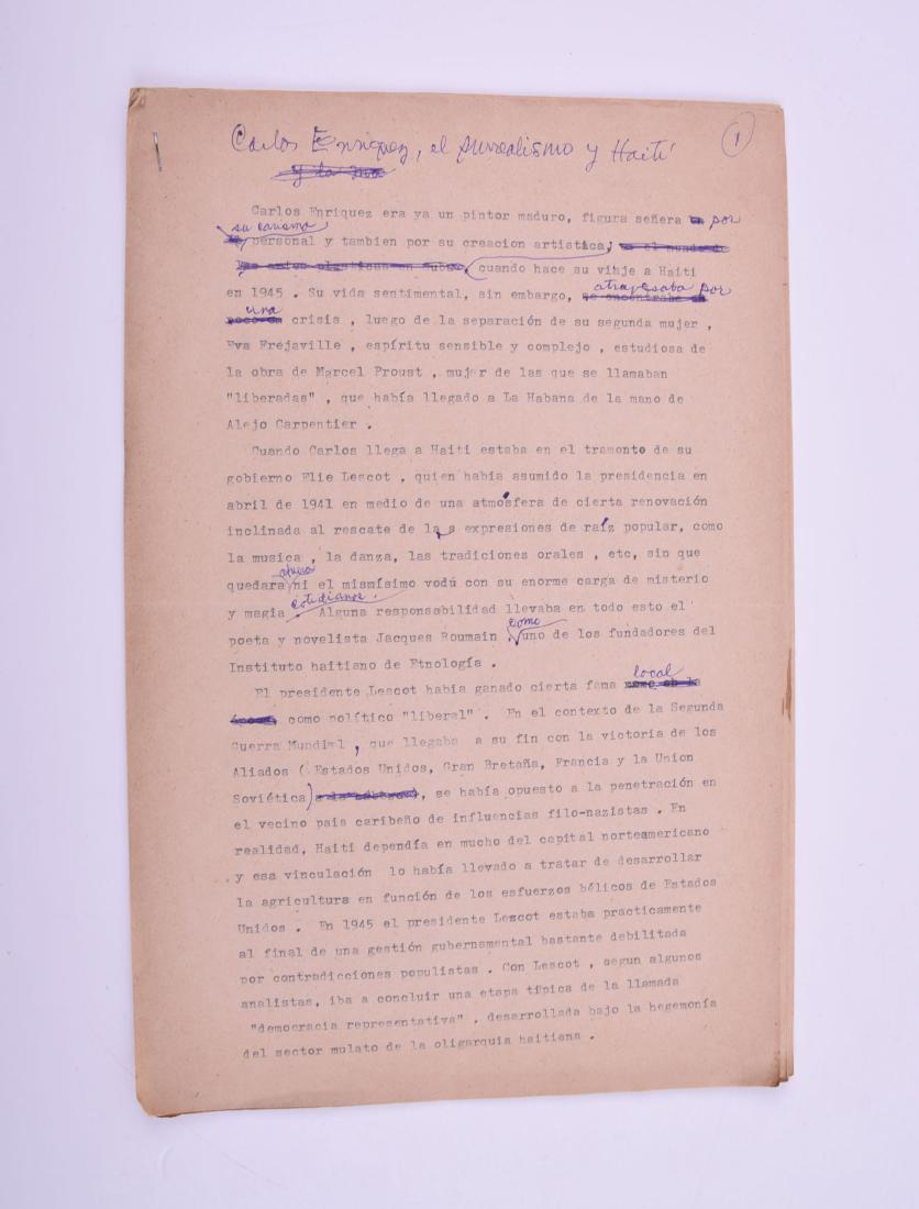 Carlos Enriquez - El surrealismo y HaitÃ­ (1 of 3)