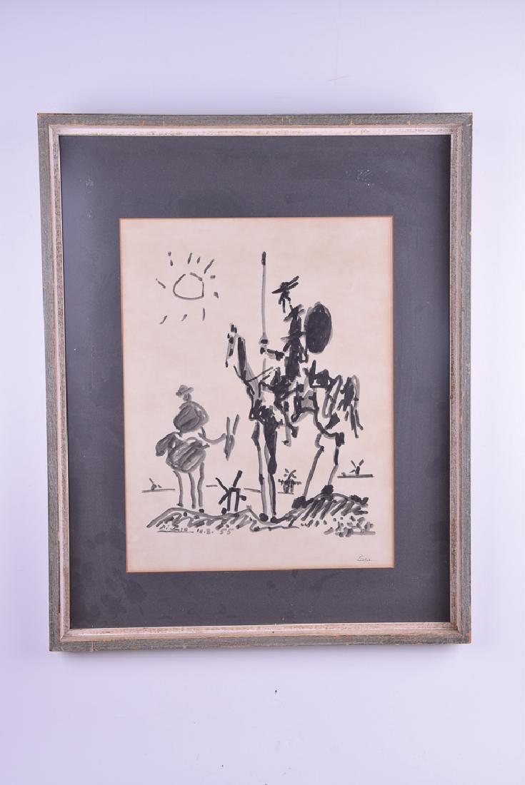 Pablo PICASSO (1881 - 1973) - Untitled (Quixote) (1 of 3)