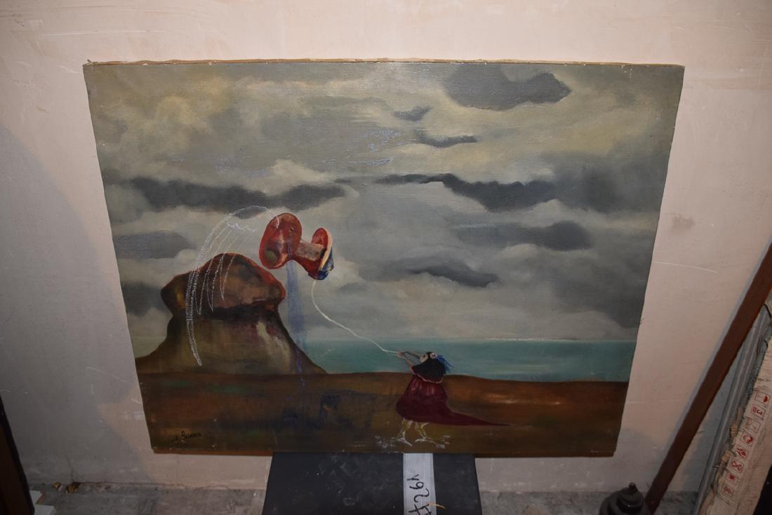 A. Gainza oil on canvas Girl with a Comet (1 of 2)