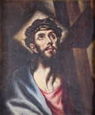 Attrib. Greco Jesus Carrying the Cross oil on canvas
