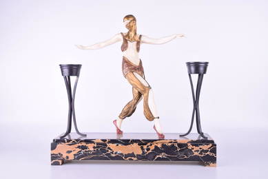 Pierre LE FAGUAYS Bronze Sculpture Harem Dancer