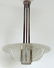 HV-FRANCE 1930 Glass and Chrome Chandelier