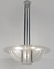 HV-FRANCE 1930 Glass and Chrome Chandelier - 2