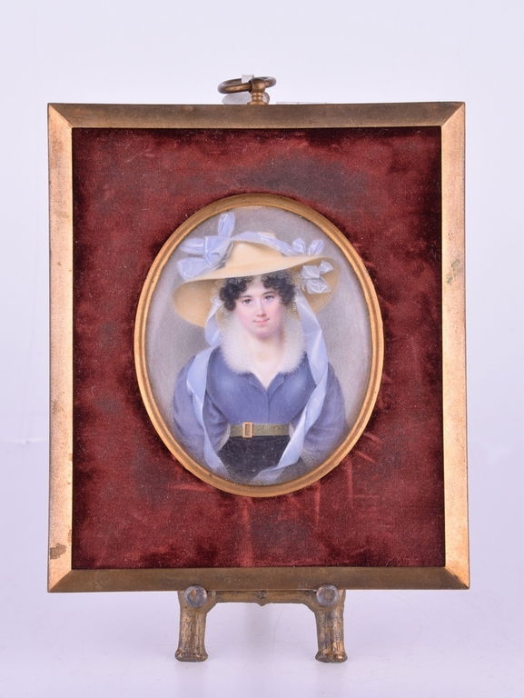 Anonymous - Portrait of Young Lady with Grey Eyes (1 of 2)