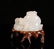 CHINESE QING DYNASTY WHITE JADE CARVED BOY AND CAT - 2