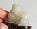CHINESE QING DYNASTY WHITE JADE CARVED BOY AND CAT - 3