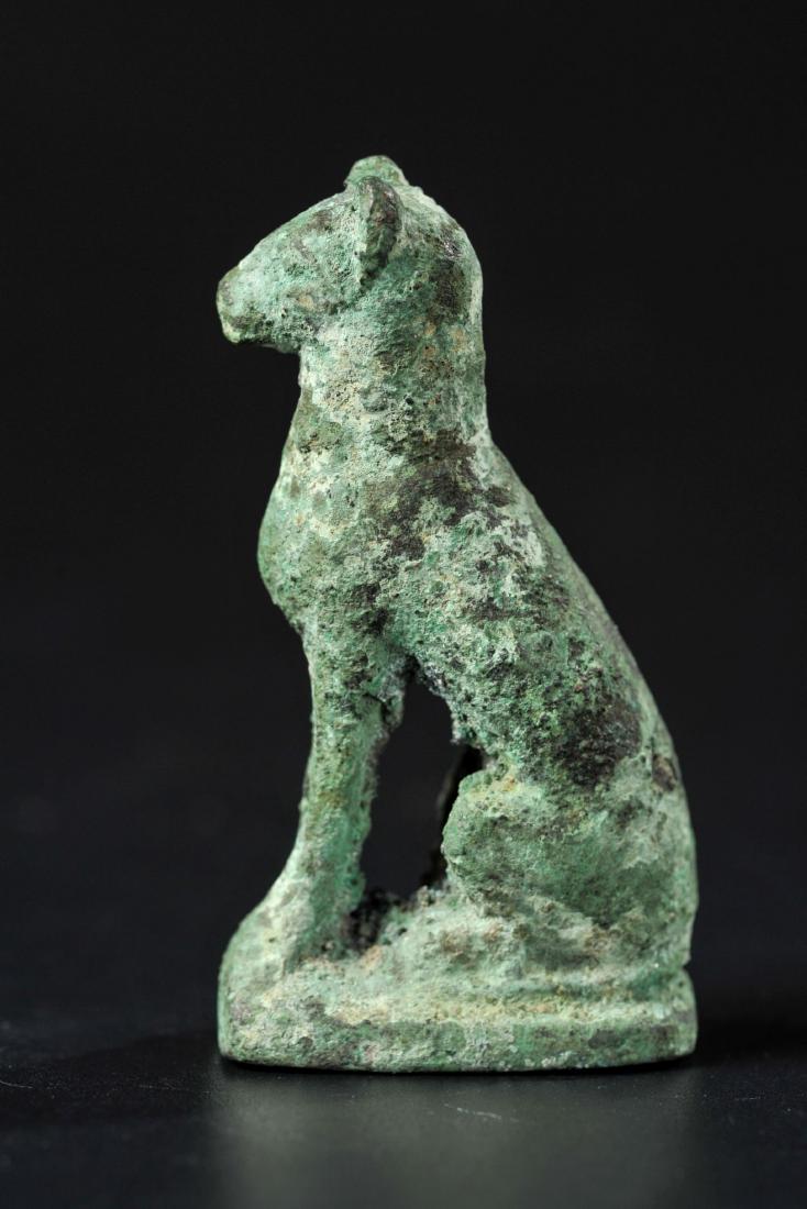 ANCIENT EGYPTIAN BRONZE CAT, 1500 BC (1 of 7)