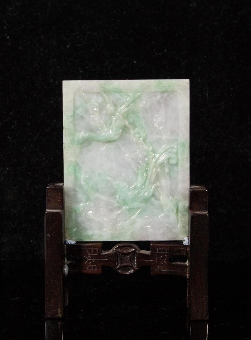 CHINESE JADEITE TABLE SCREEN (1 of 4)