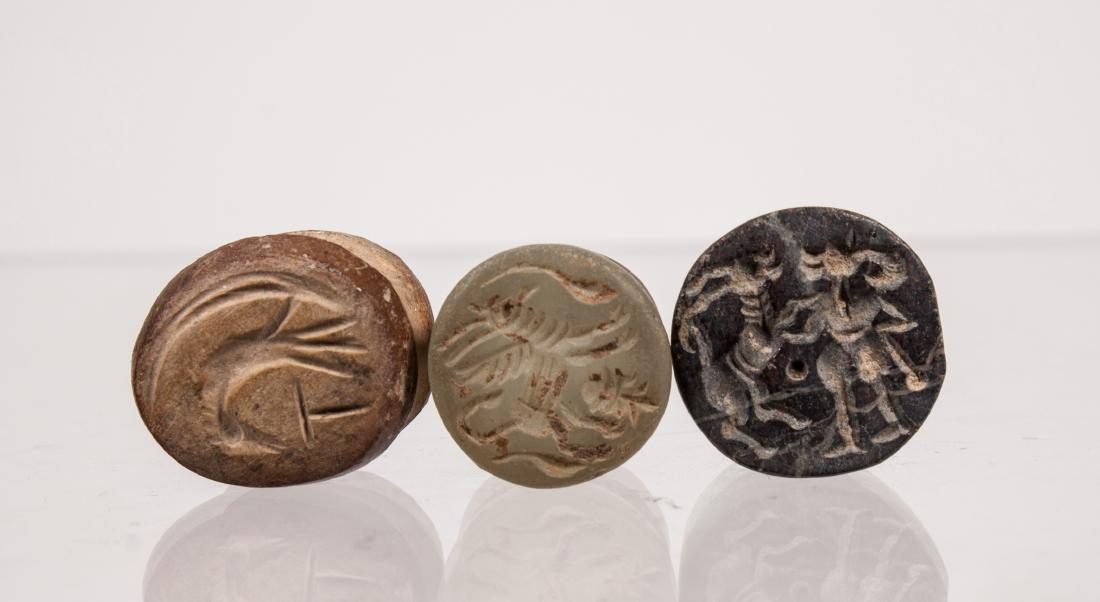 GROUP OF 3 ANCIENT NEAR EASTERN STAMP SEAL (1 of 3)