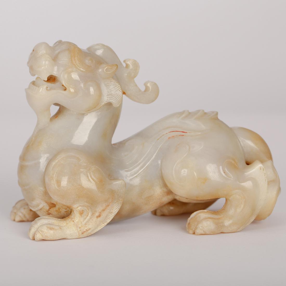 CHINESE JADE FIGURE OF BEAST (1 of 7)