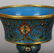 CHINESE PAIR OF CLOISONNE CANDLE STANDS - 4