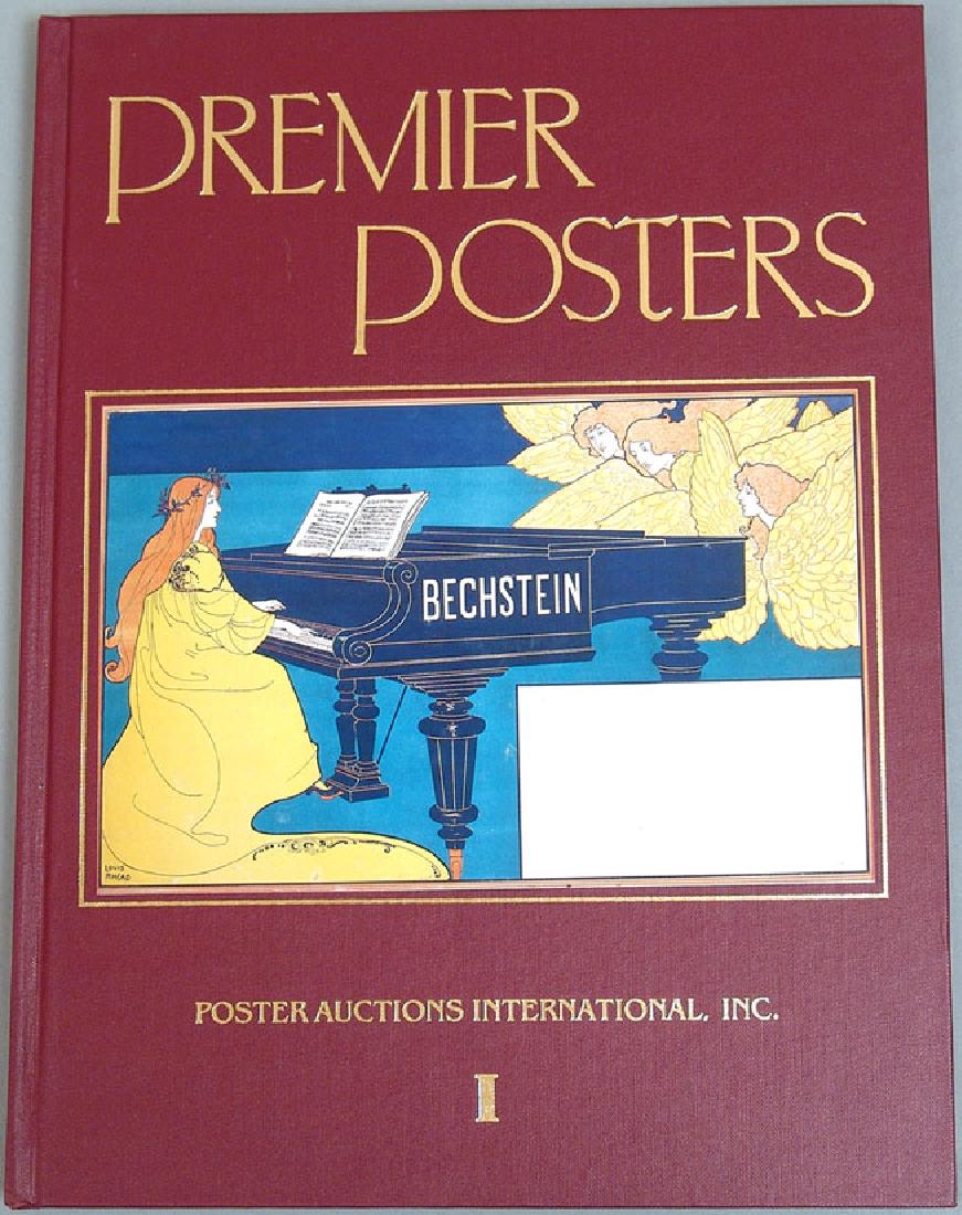 1985 Auction Catalog "Premier Posters": This is a vintage 1985 auction catalog for the Poster Auctions International auction held in March, 1985 at the Essex House Hotel in New York. Includes list of prices realized. Hardcover. Approx. 100