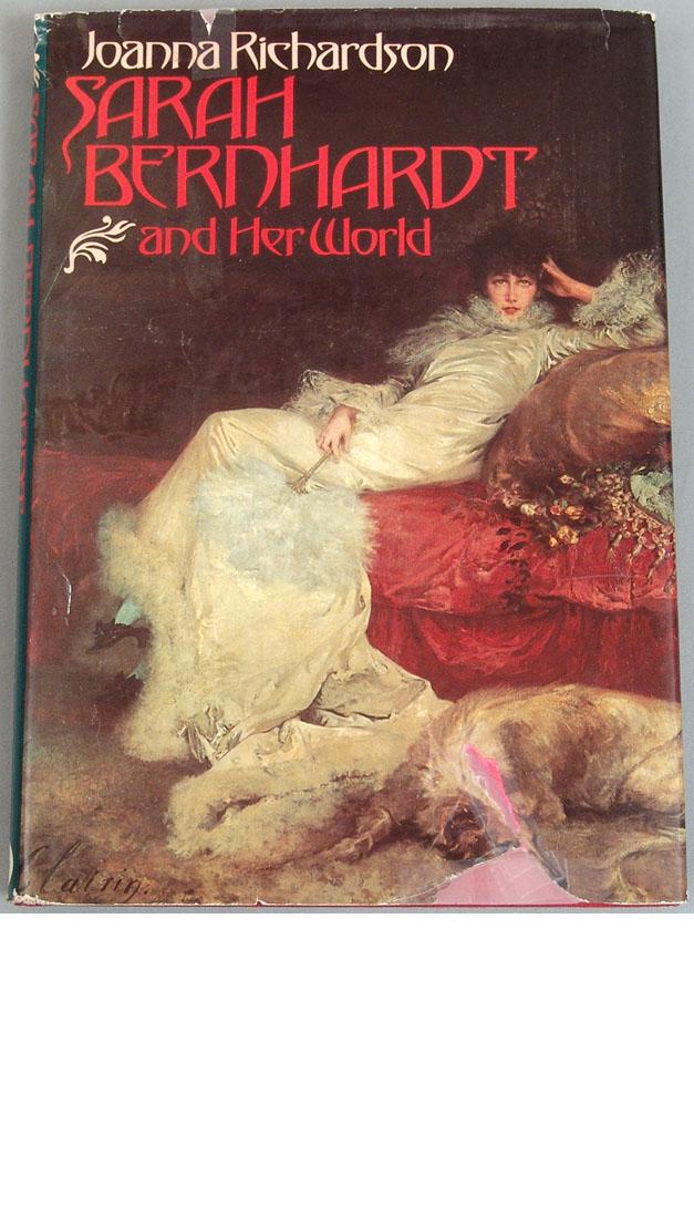 Vintage 1977 Book "Sarah Bernhardt and Her World": This is a vintage 1977 book by Joanna Richardson titled "Sarah Bernhardt and Her World." Published by Littlehampton Book Services Ltd. First edition. Printed in England. Hardcover. 232 pages. 7" x 10"