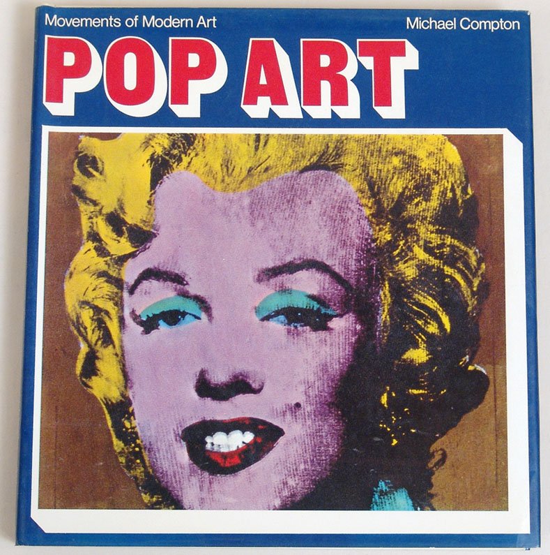 Vintage 1970 Book "Pop Art" - "Movements of Modern Art": This is a vintage 1970 book titled "Pop Art" by Michael Compton. From the "Movements of Modern Art" series. Published by Hamlyn Publishing Group. First edition. Hardcover. 138 pages, 6 1/2" x 9".