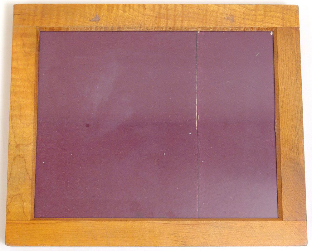 Vintage Graflex Kodak 8x10 Printing Frame: This is a vintage 8" x 10" wood and glass heavy weight contact printing frame; made in USA by Graflex Inc. for Eastman Kodak. Made of solid wood with felt backing inside frame. 10" x 12".