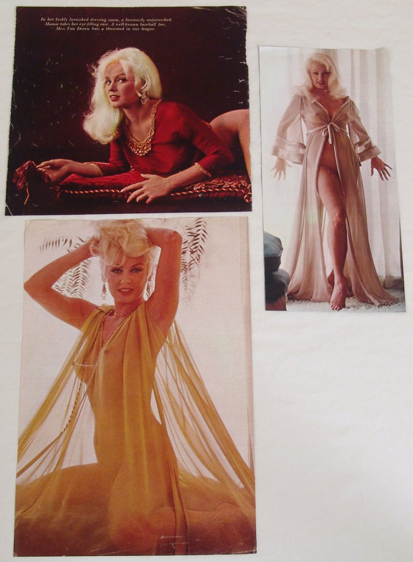 Vintage 1964 Nude Pin Ups Featuring Mamie Van Doren