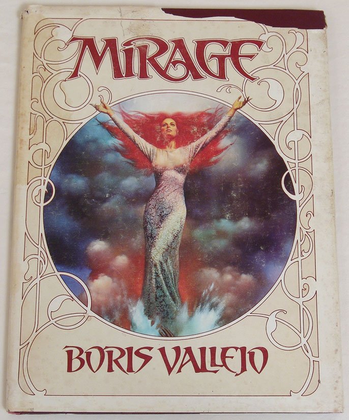 Vintage Vallejo Erotic Fantasy Art Book: This is the 1982 Boris Vallejo book "Mirage." Hardcover, printed in U.S.A. 9" x 12", 254 pages.