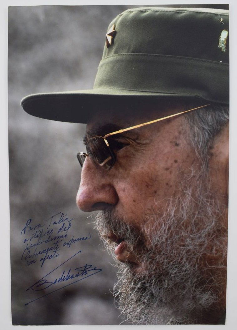 Fidel Castro signed original photography from cuba (1 of 5)