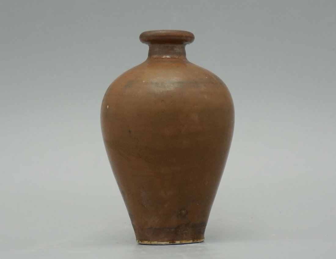 A rare small brown glaze 'plum' Ding vase Song Dynasty (1 of 4)