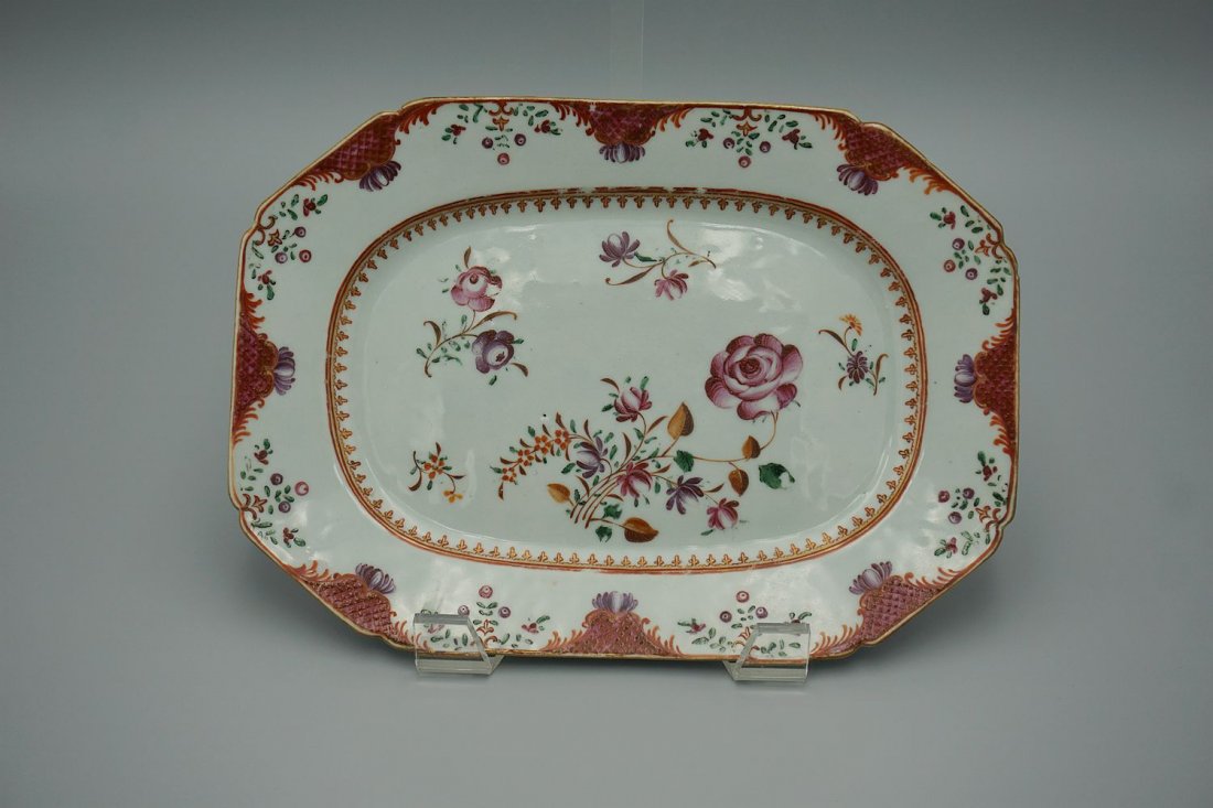 Antique chinese export Yongzheng famille rose porcelain (1 of 6)