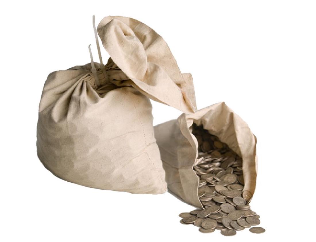 2 Bags 1200 pcs. Total Washington 90% Quarter (1 of 1)