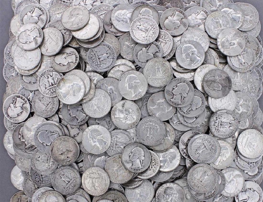 (200) 90% Silver Washington Quarters - Mixed Dates (1 of 1)