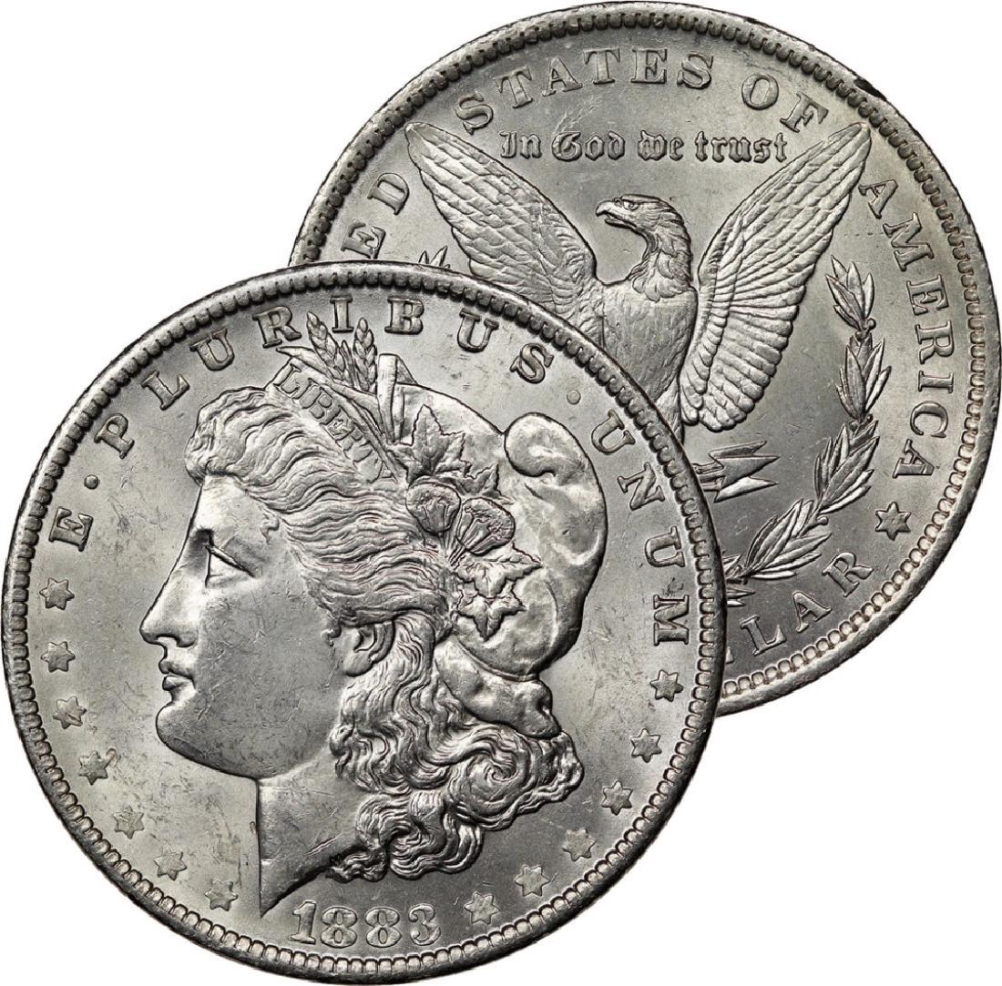 1883 P BU Morgan Silver Dollar (1 of 2)