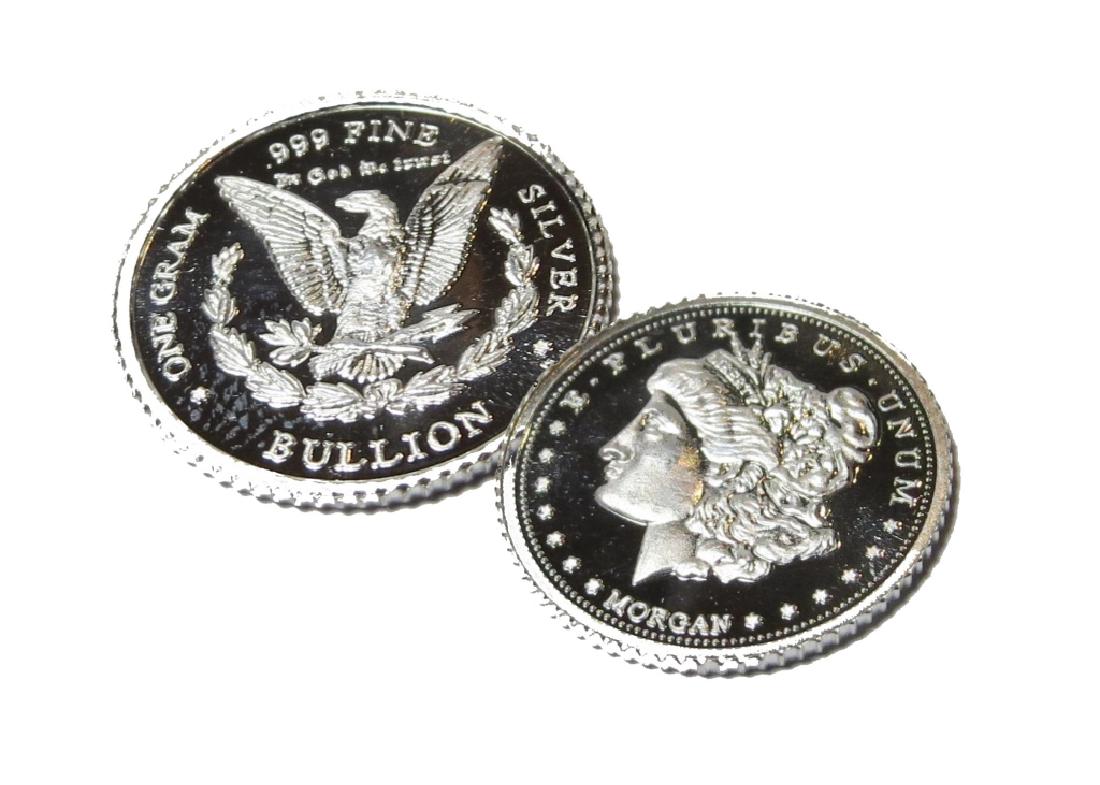 1 Gram Proof Morgan Design Silver Round (1 of 2)