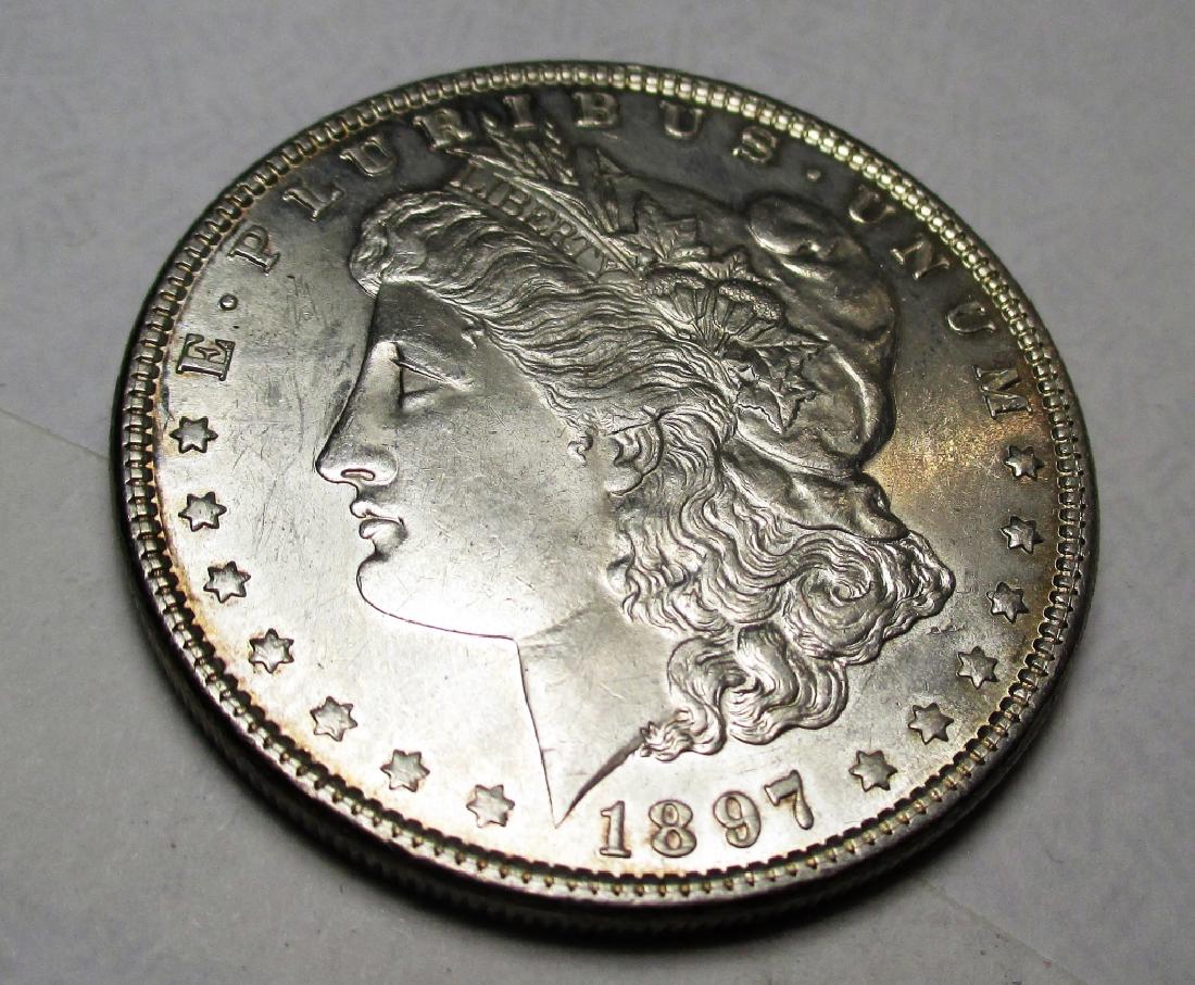1897 P Better Date BU Morgan Silver Dollar (1 of 2)