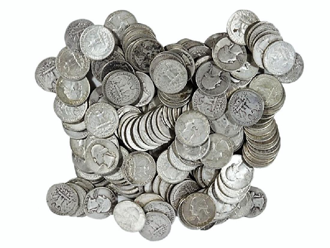 200 Pcs. $50 Face Value Washington Quarters 90% (1 of 1)