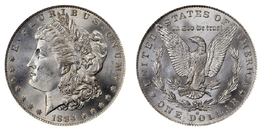 1884 O BU Morgan Silver Dollar (1 of 1)