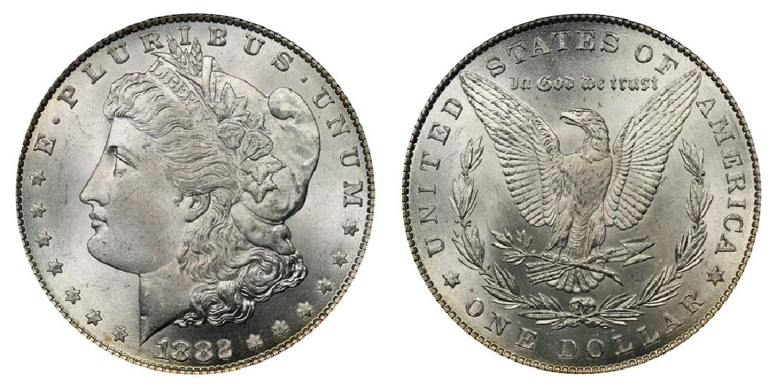 1882 P BU Morgan Silver Dollar (1 of 1)