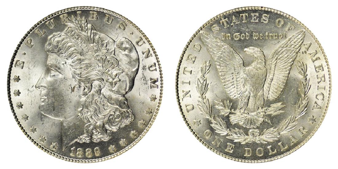 1889 P BU Morgan Silver Dollar (1 of 1)