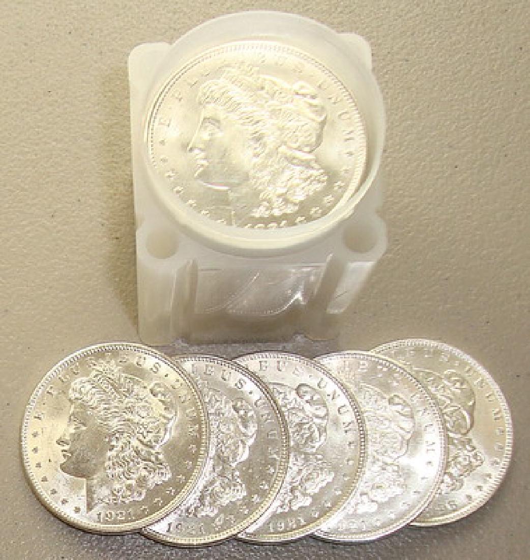 (20) 1921 Last Year Issue Morgan Dollars BU (1 of 1)