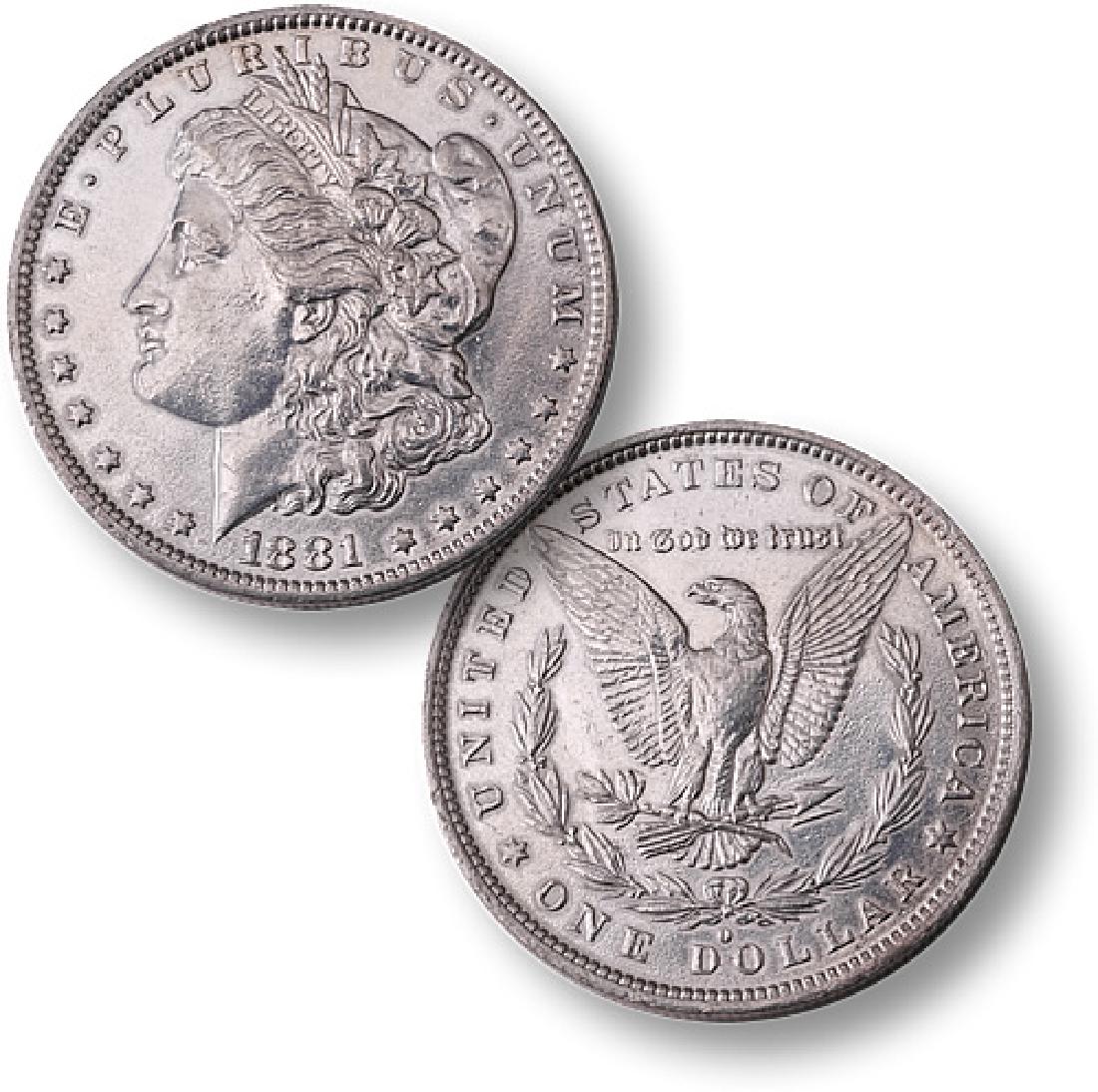 1881 O BU Morgan Silver Dollar (1 of 1)