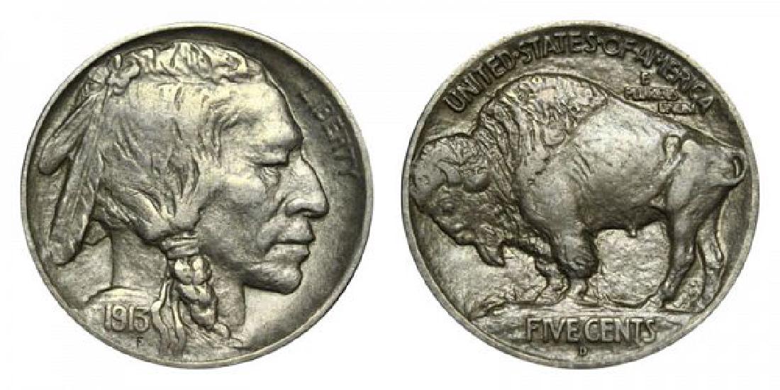1913 D Type I High Grade Buffalo Nickel: Item is as shown in image. Bidder is responsible for all value and grade determination based upon image. All bids constitute abinding contract and agreement to pay.