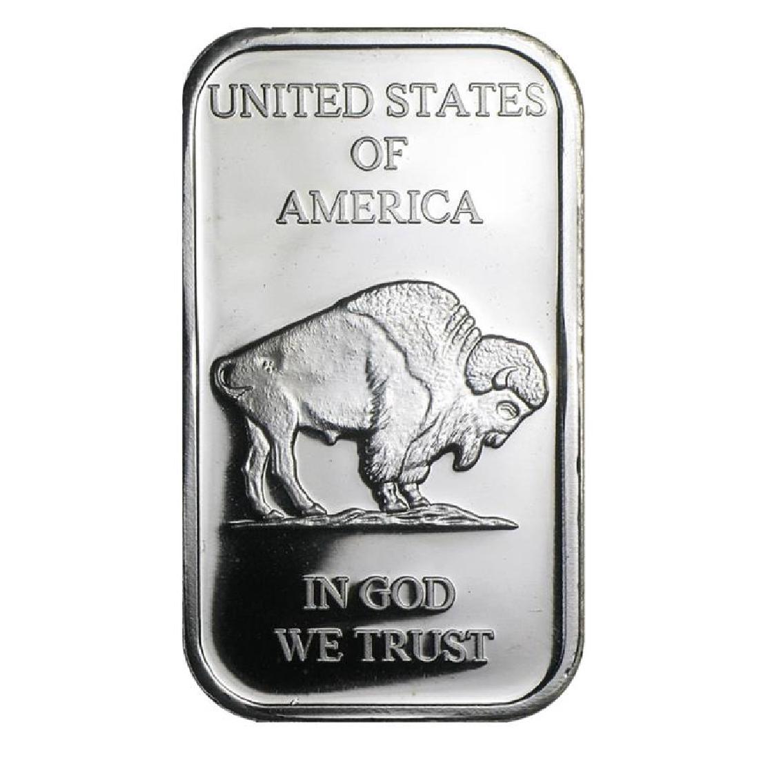 1 oz. Buffalo Design Silver Bar .999 Pure (1 of 2)
