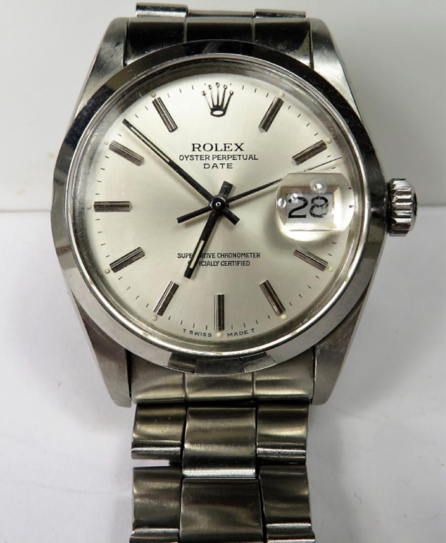 Authentic ROLEX DATE Oyster - S/S (1 of 7)
