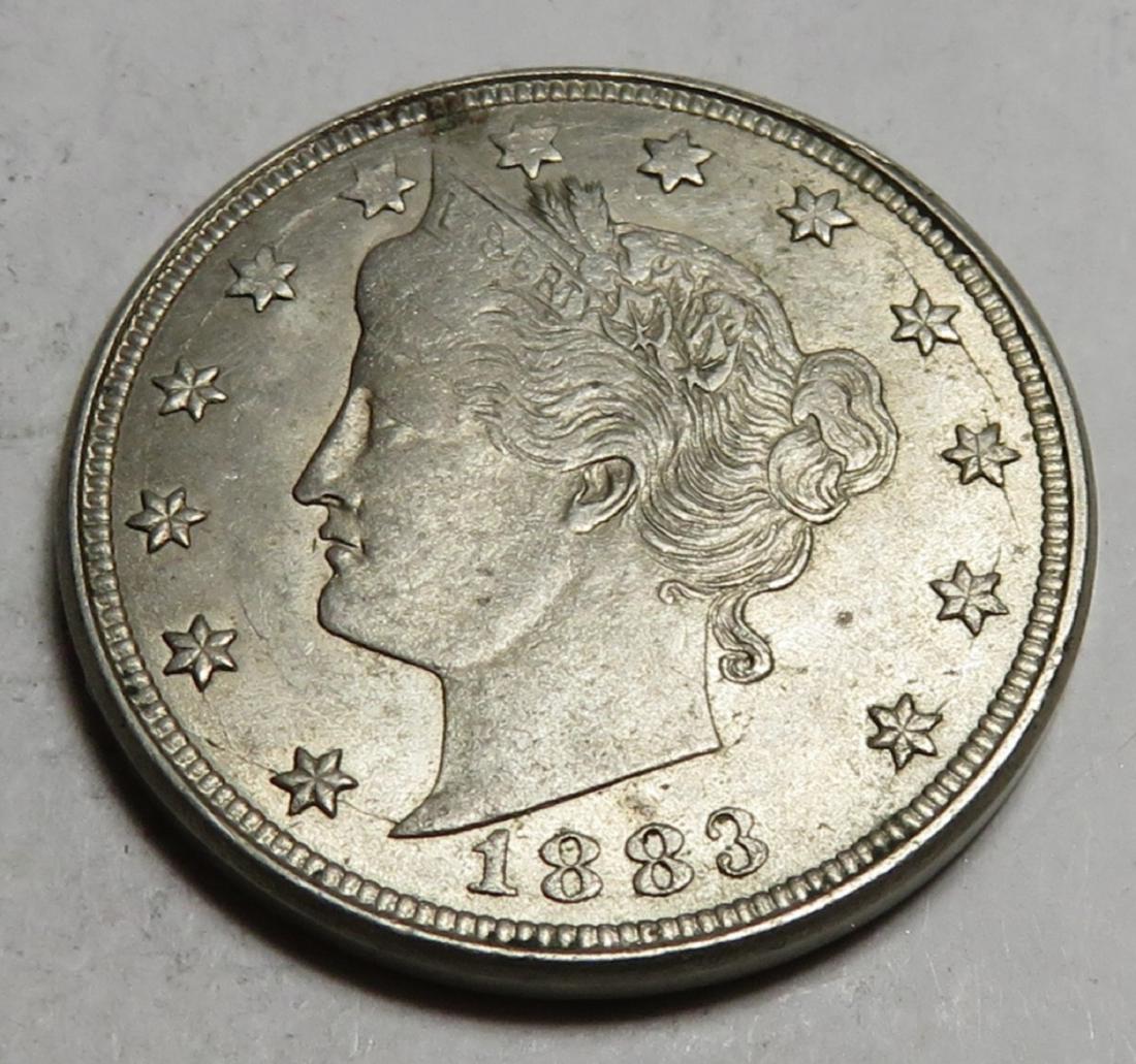 1883 V Nickel NO CENTS Variety (1 of 2)