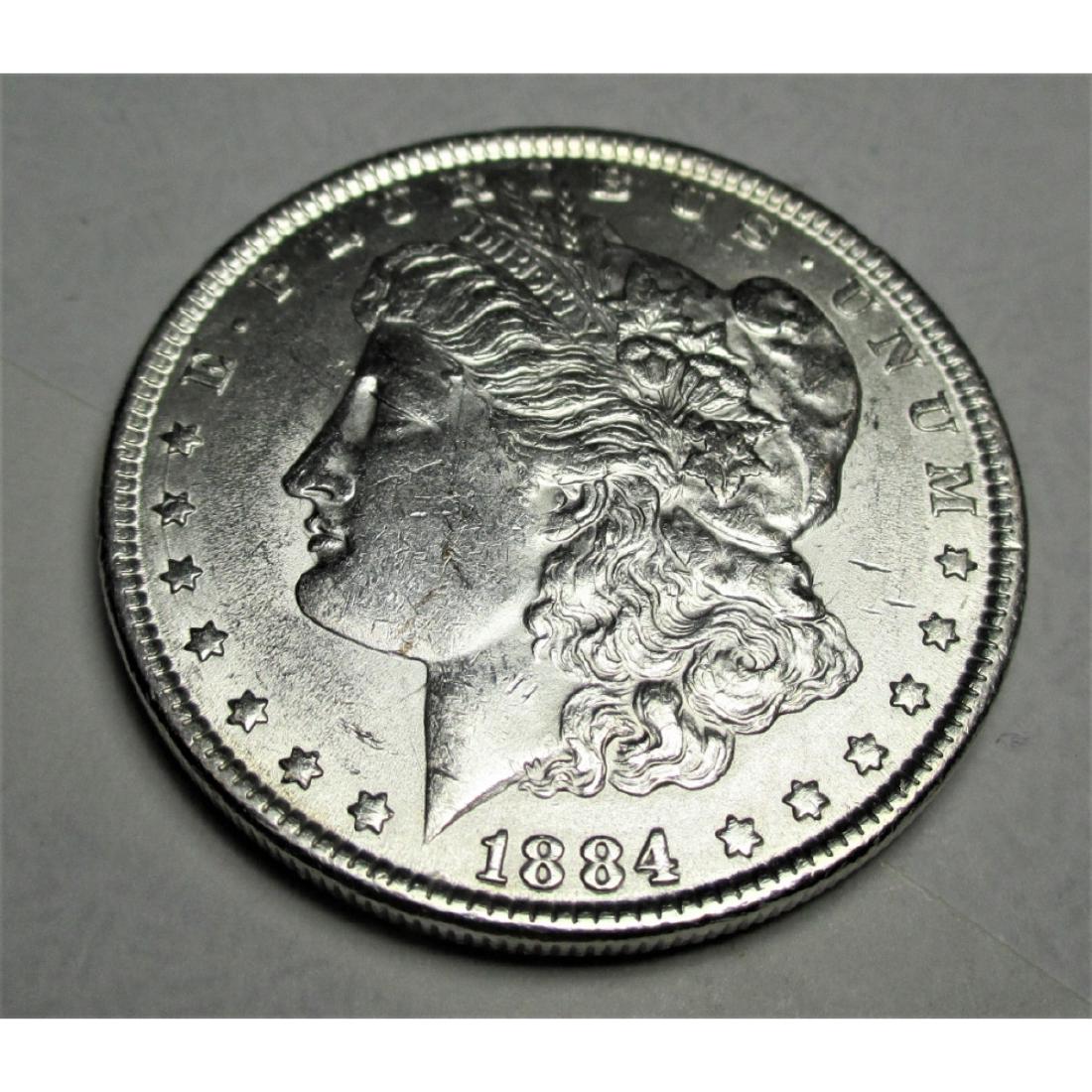1884 P  Morgan Silver Dollar (1 of 2)