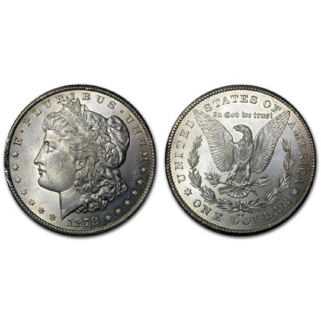 1878 Carson City Bu Morgan Silver Dollar (1 of 1)