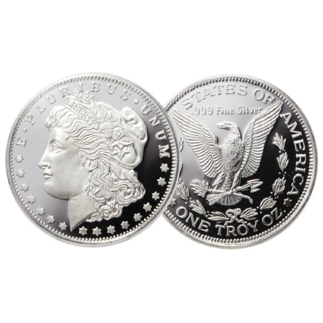 1 oz. Silver Morgan Design - .999 Pure (1 of 2)