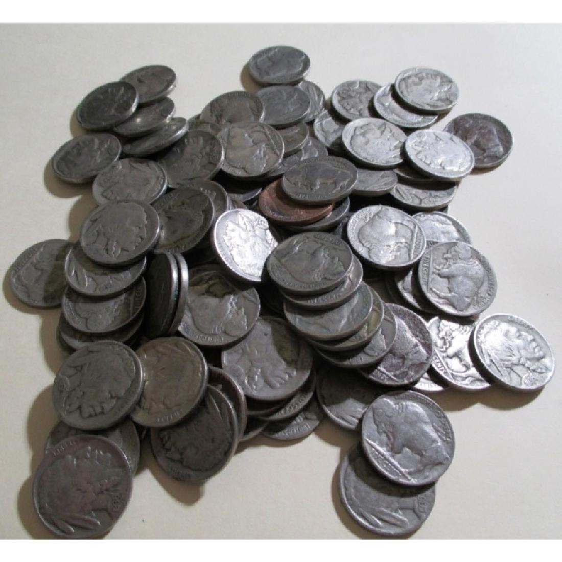 Lot of (100) Buffalo Nickels- Various Dates (1 of 2)