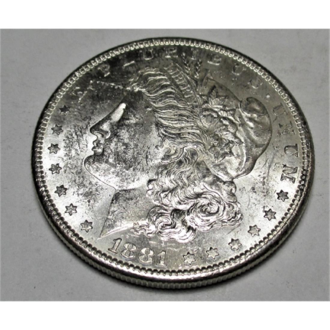1881 s BU PL Morgan Silver dollar (1 of 2)