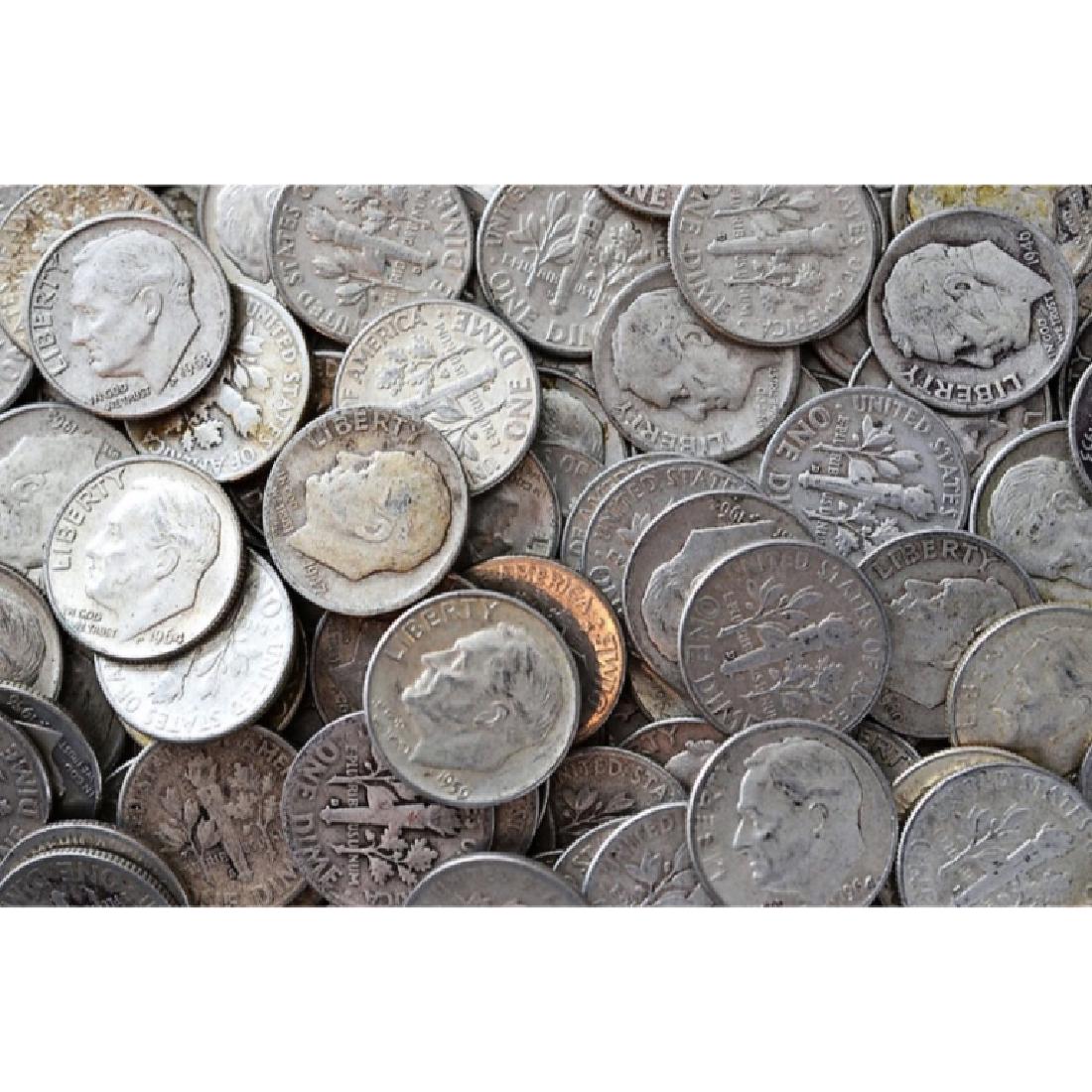 Lot of (100) Roosevelt Dimes- 90% Silver (1 of 2)