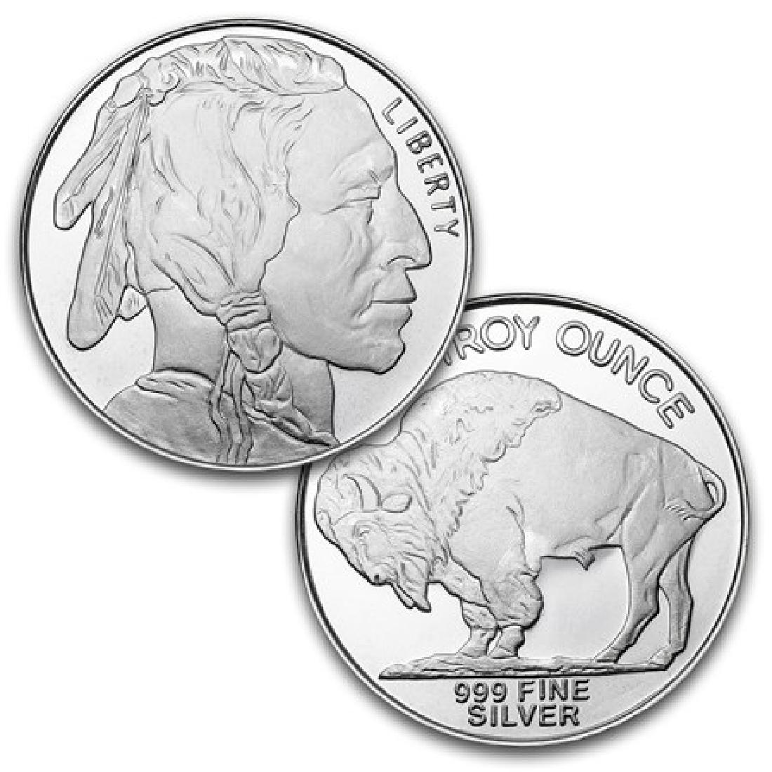 1 oz. Silver Buffalo Round - .999 pure (1 of 1)